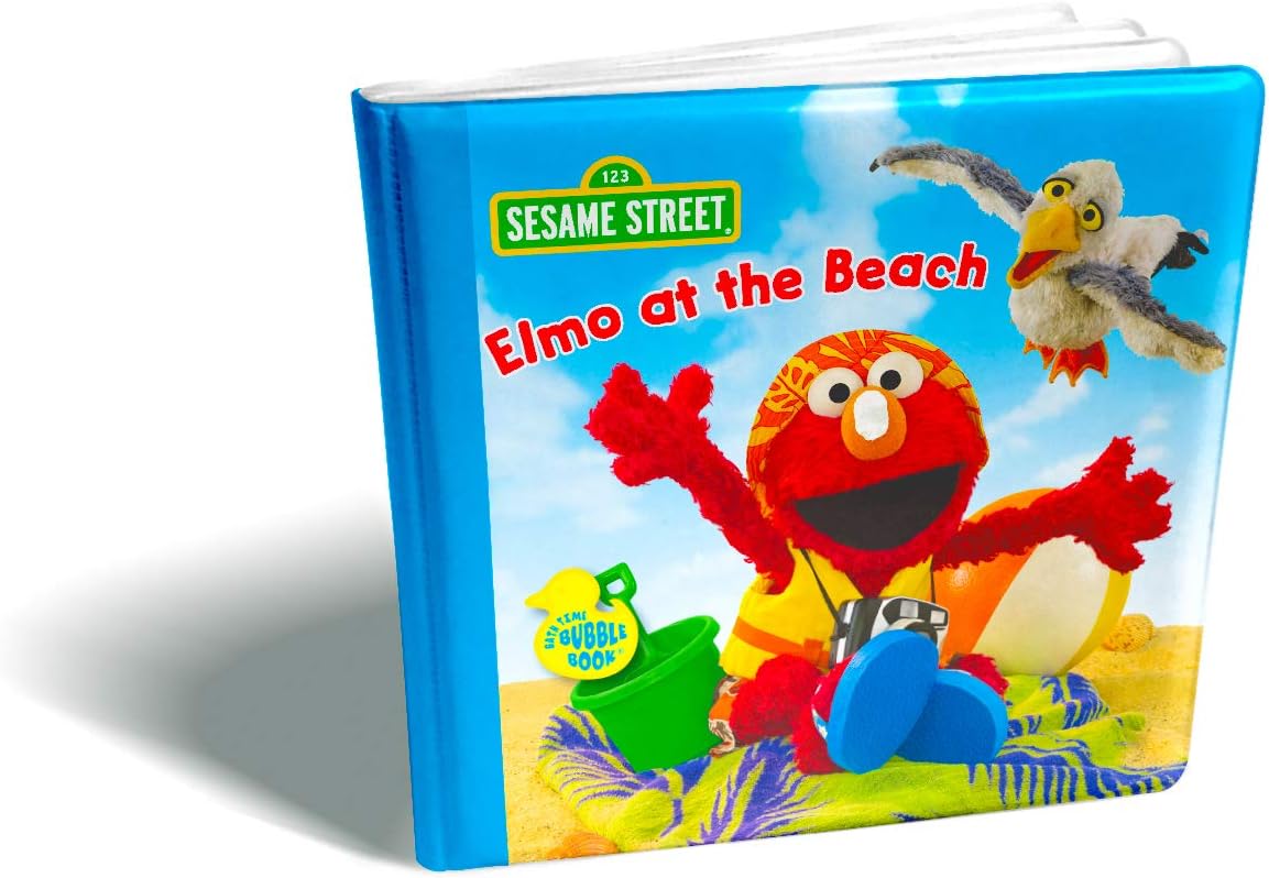 Sesame Street Bath Time Bubble Book-Elmo at the Beach Perfect Paperback – 1 Mar. 2019