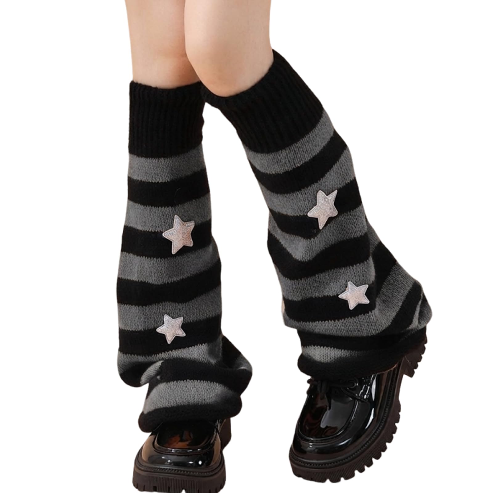Sexybody Women's Leg Warmers Fashion Knit Warmers Long Socks Cute Y2K Kawaii Japanese Lolita Harajuku Accessories for Girls