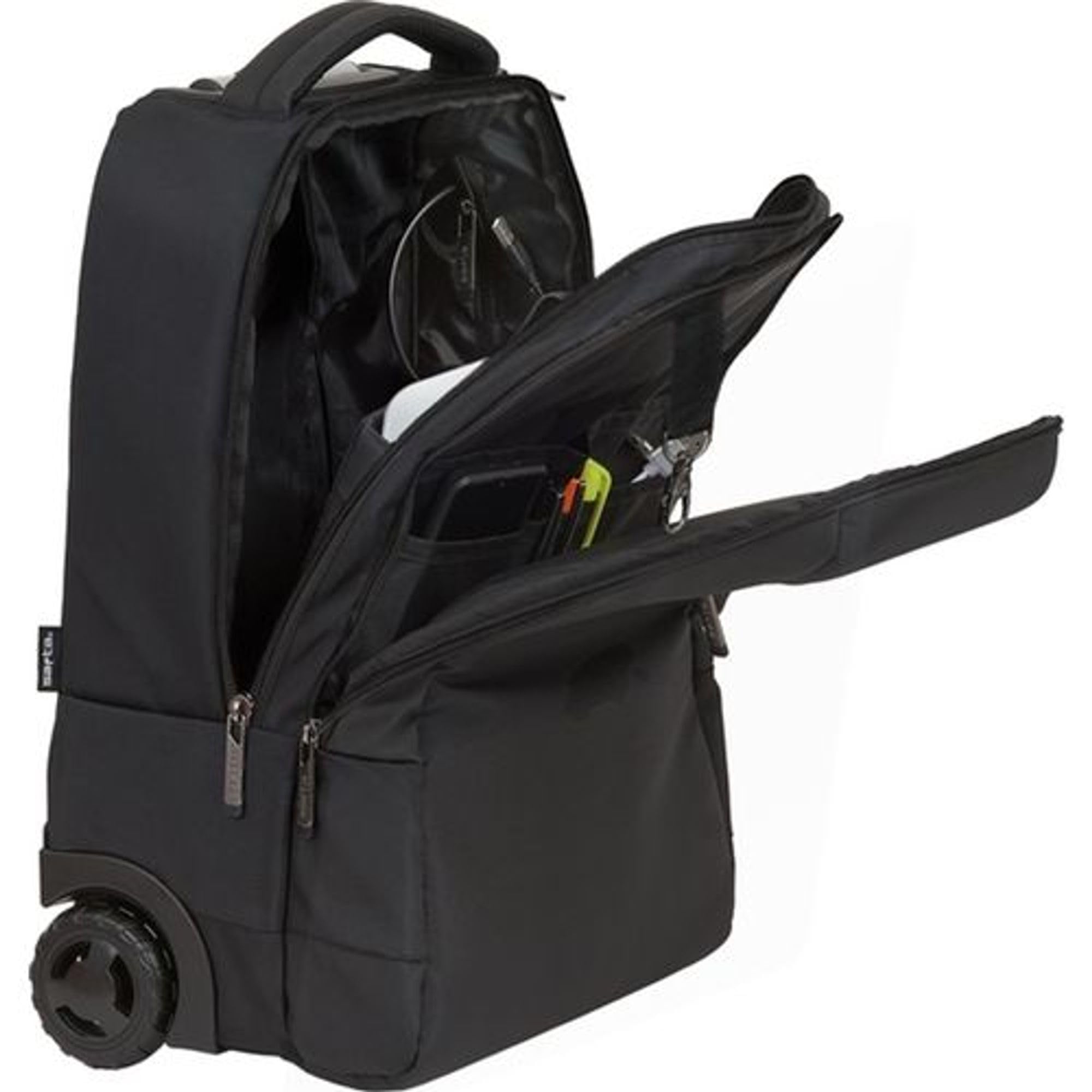 SAFTA | Zaino per laptop da 13,3 pollici Business Black Design Executive - Zaino portatile con porta USB e scomparto imbottito, leggero e funzionale