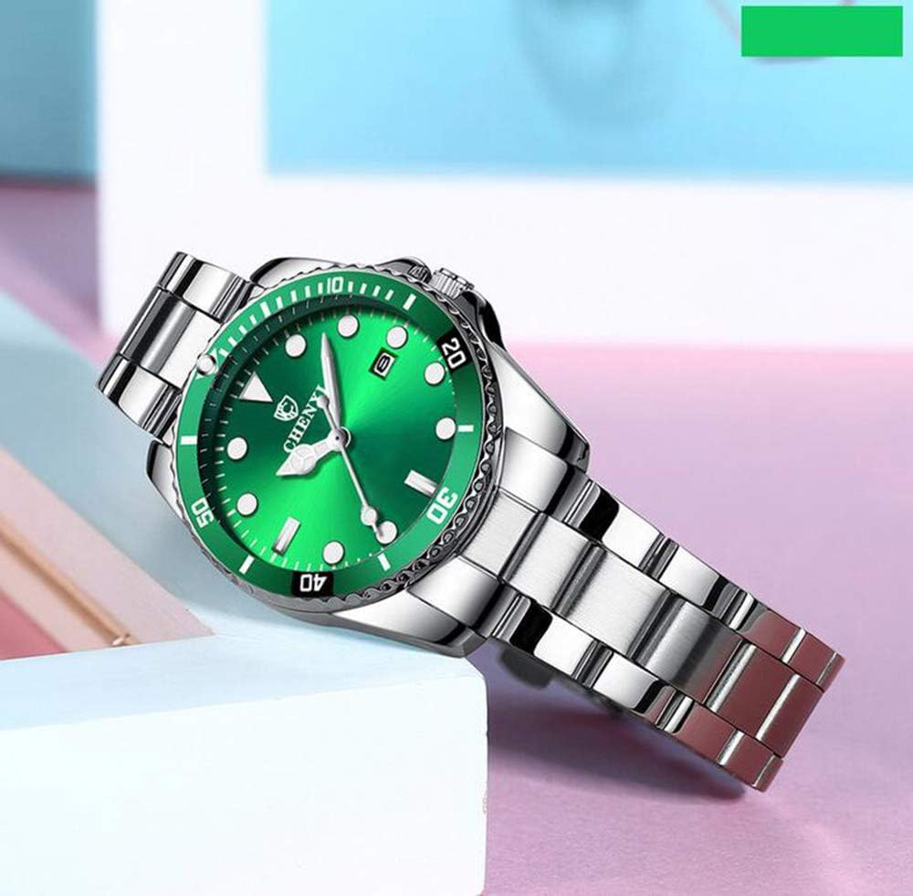 MASTOP Women's Classic Fashion Silver Stainless Steel Watches Waterproof Date Luminous Lady Dress Wrist Watch - Image 6