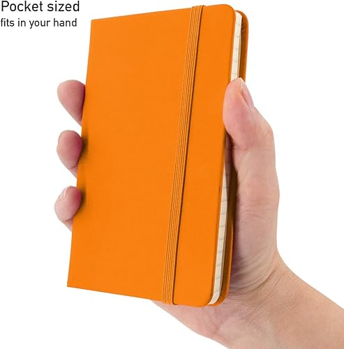 Miniatura 5 de Simply Genius Mini cuadernos tamaño A6 de bolsillo con tapa dura, juego de diario de bolsillo pequeño a rayas para la escuela, el hogar y la