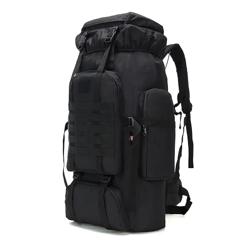 W WINTMING 70L/100L Military Rucksack with MOLLE