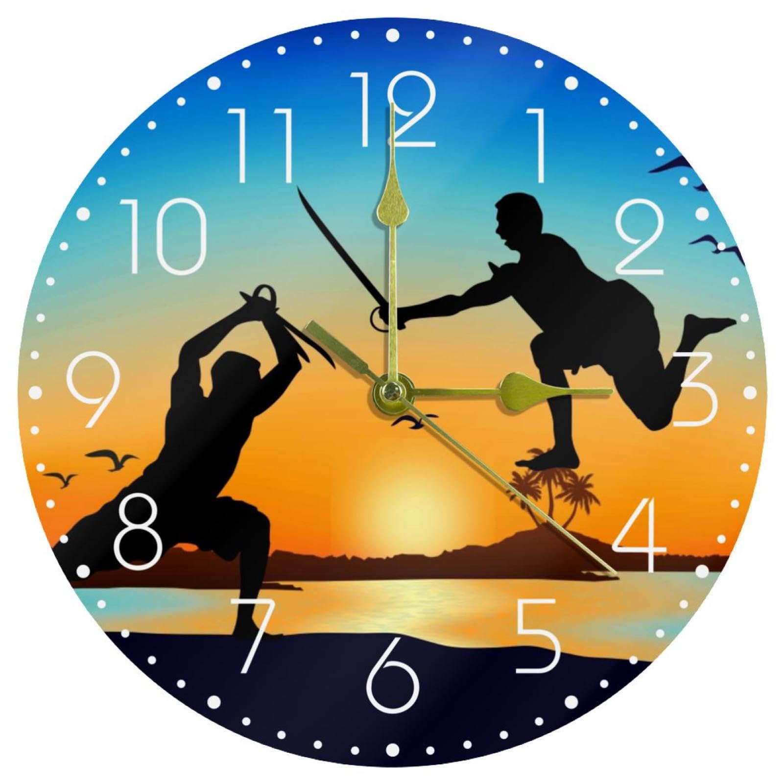 Horloge murale pour chambre et salon qui crée un cocon paisible
