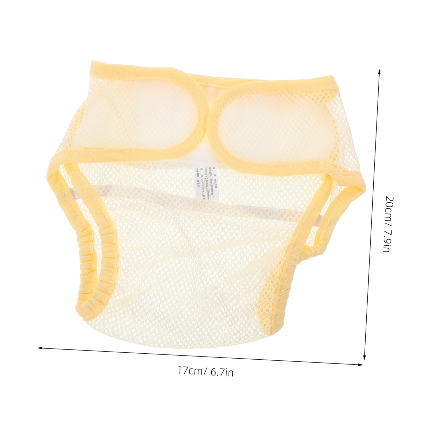 Toddmomy Reusable Mesh Underwear for Potty Training Mesh Pants for Comfortable Easy to Clean and Machine Washable Diaper