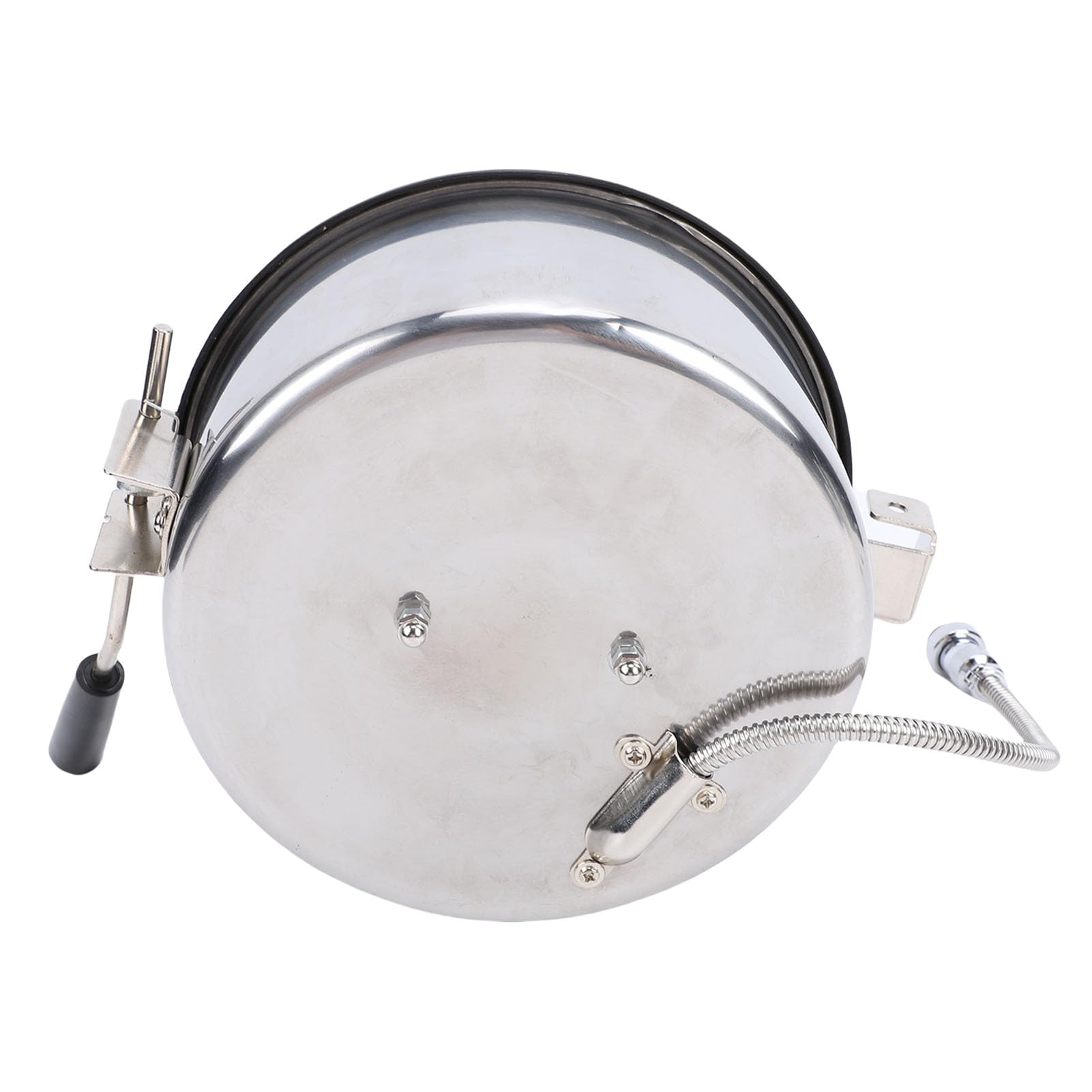 Bewinner Olla para Palomitas de Maíz de Acero Inoxidable, Máquina para Hacer Palomitas de Maíz de Gran Capacidad para Calefacción Eléctrica y de Gas, Compacta y Portátil para Uso Doméstico Familiar