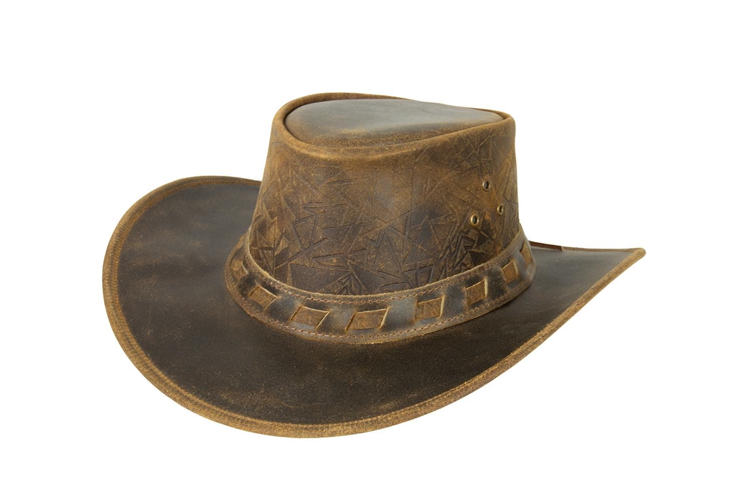 Black Jungle Altus - Sombrero de Piel de Estilo Occidental, Sombrero de Vaquero, Tan, XL