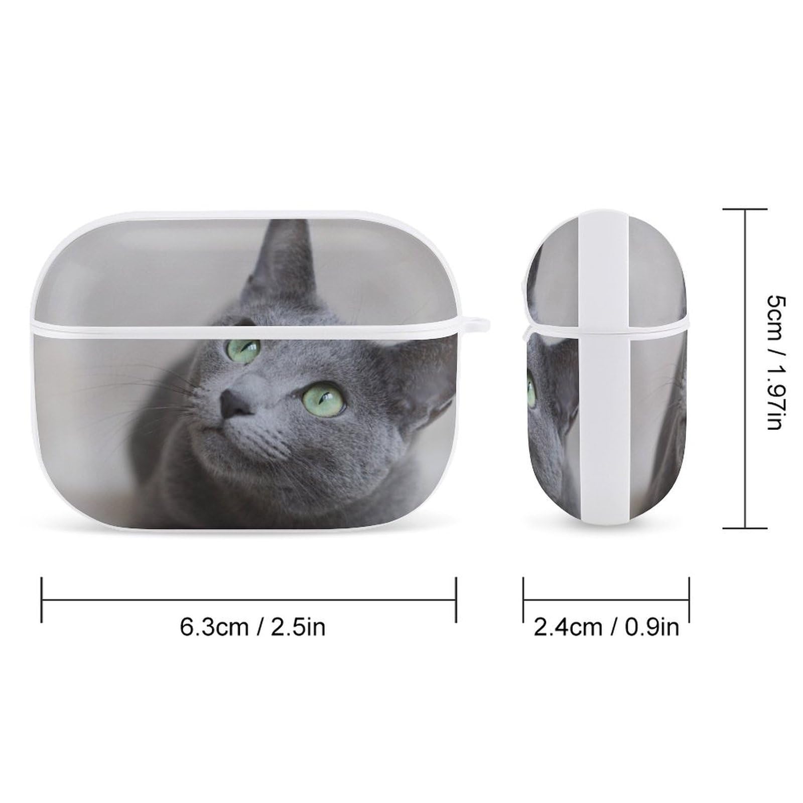 AirPods Pro2 ※白猫 Amazon | AirPods Pro2ケース 黒と白 猫 ネコ柄 AirPods Pro2カバー 第