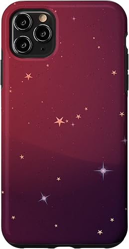 Miniatura 4 de Funda para iPhone 11 Pro, diseño de astrología y astrología azul rosa y azul