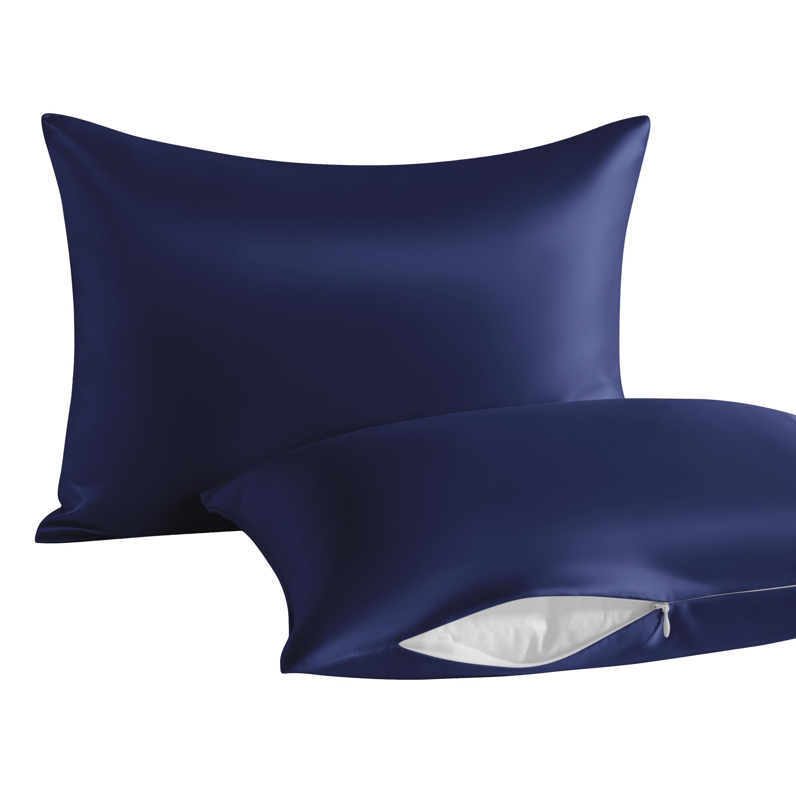 NTBAY Toddler Pillows with Pillowcases Set, 4 Piece 13 x 18, Navy Blue