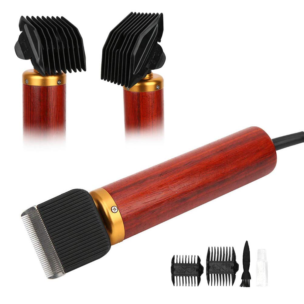 Pet Way Timmer Enchip en la Máquina de Rasurador de Cabello de Palo de Madera de Mascotas Máquina de Barbilla 55W para Preparación de Bricolaje en Casa (Enchufe de la UE)