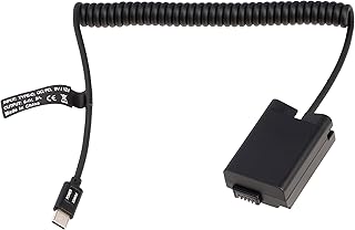 Foto4easy USB Type-C Connector to EN-EL25 Dummy Battery Power Adapter for Nikon ZFC Z30 Z50 Camera