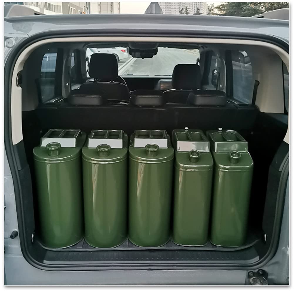 URFEDA Kanister na paliwo, uchwyt do kanistra metalowego o pojemności 25 l, zamykany, do metalowego kanistra 25 l, produkcja z certyfikatem TÜV