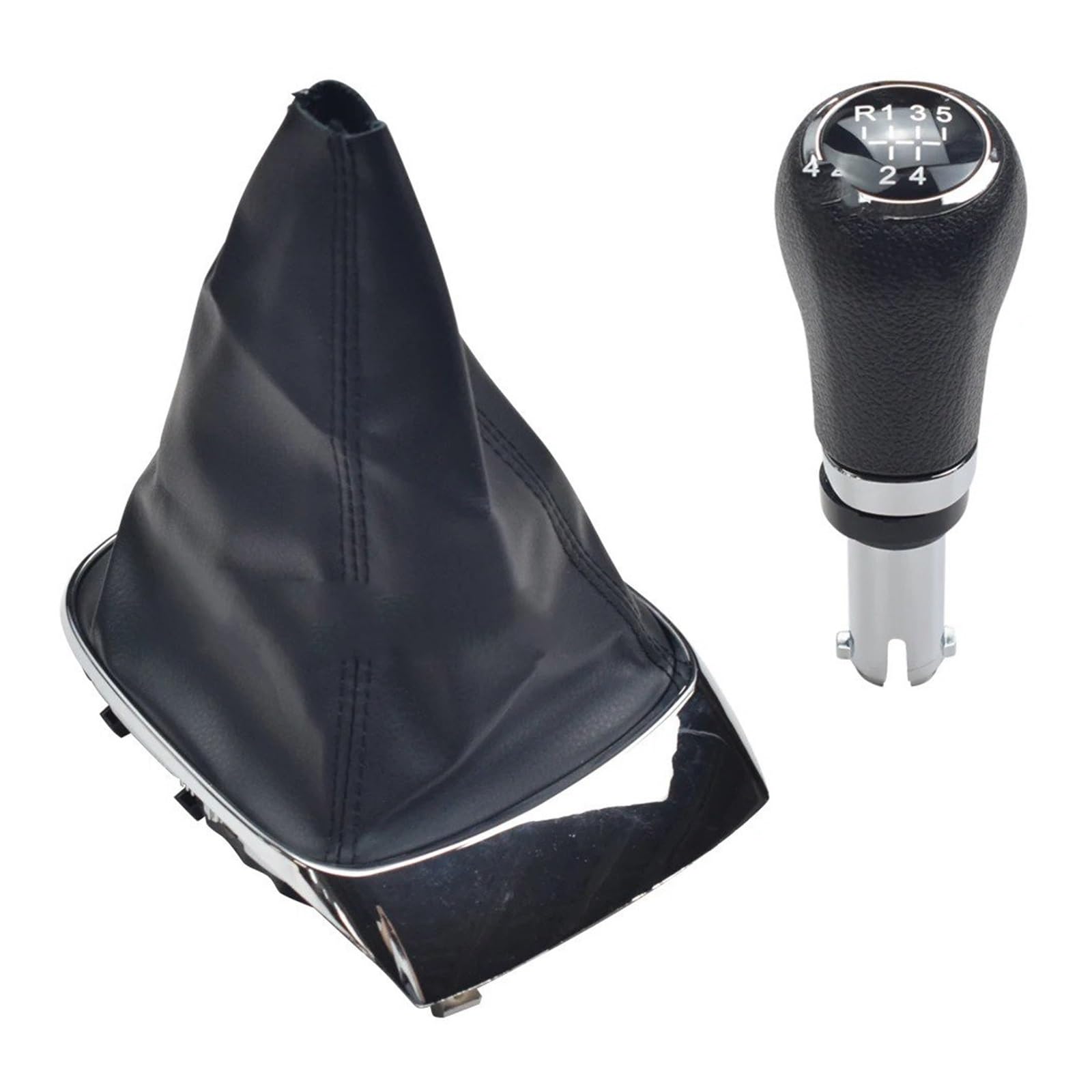 Sauanmnktp R5 Speed-Set Gearshift Knob For Chevrolet For Trax 2011-2020 Mt 5 6 Speed Gear Shift Knob Lever Boot(R5 Speed-Set)