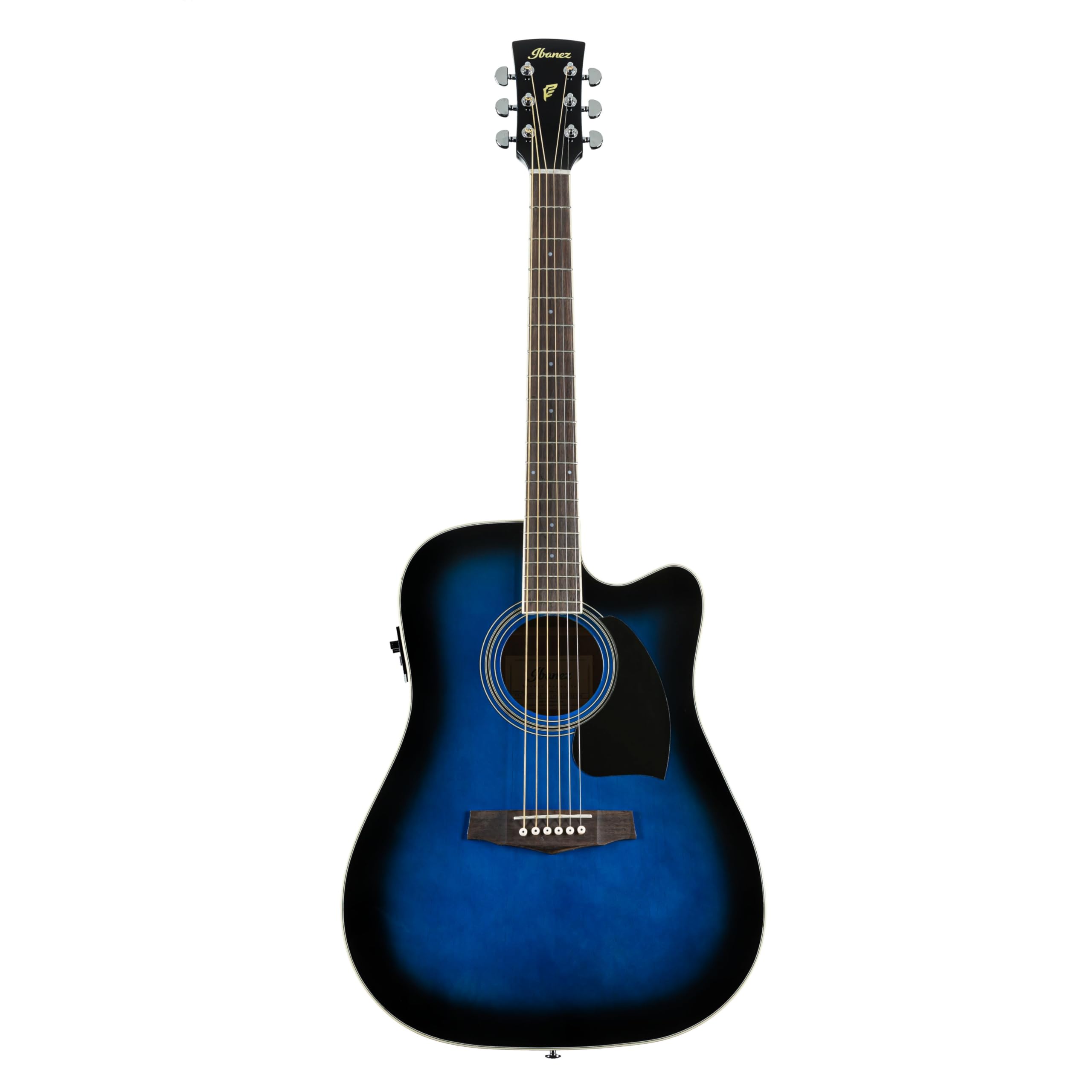 Ibanez PF15ECE-TBS Chitarra elettroacustica, Sunburst blu trasparente