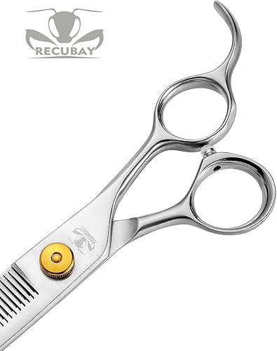 Miniatura 6 de Tijeras profesionales de licuadora para perros medianos y grandes, tasa de adelgazamiento del 35 %