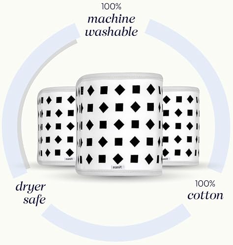 Miniatura 21 de Nanit Banda de respiración – 100% algodón, funciona con monitor de bebé Nanit Pro para rastrear la respiración sin sensor de movimiento, se adapta a