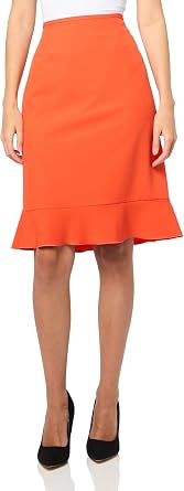 Le Suit Women's Three Button Tie Sleeve Jacket and Flounce Skirt, 2pc Set