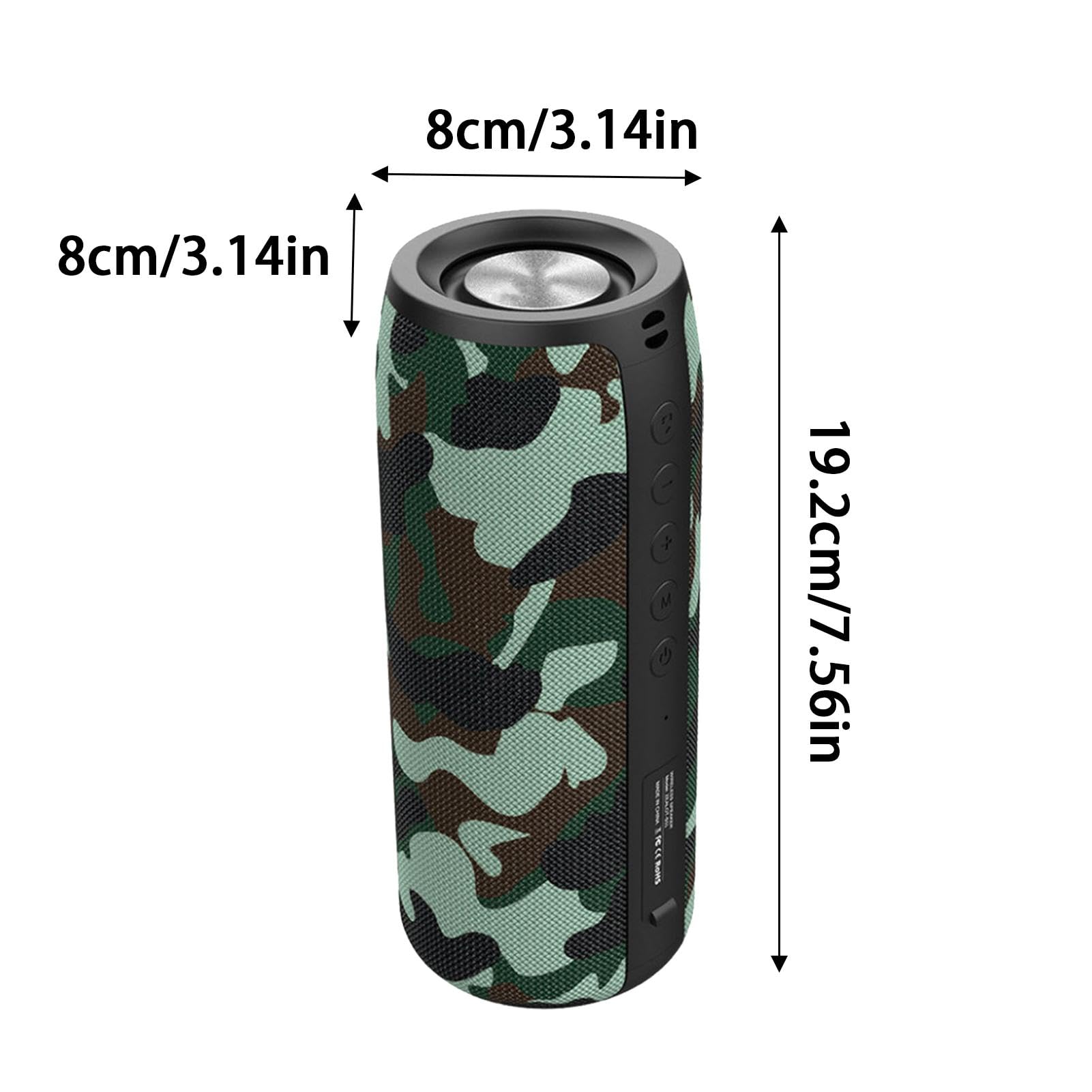 Altoparlante wireless forte | Altoparlante da doccia wireless resistente all'acqua Altoparlanti wireless da viaggio | Altoparlanti wireless da tavolo compatto per esterni altoparlanti wireless per