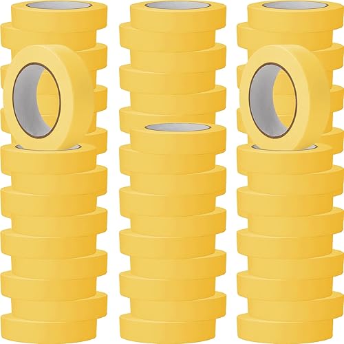 Miniatura 1 de Frienda Paquete de 60 cintas de enmascaramiento automotriz de 60 yardas para vehículos de automóvil, cinta de pintura de carrocería de automóvil,