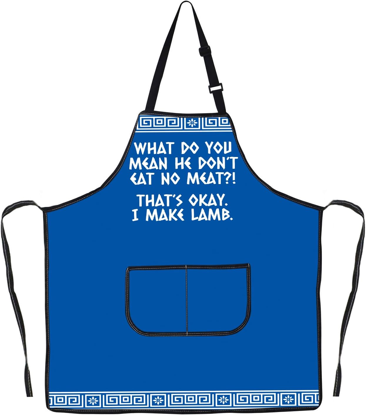 G2TUP Greek Wedding Apron Greek Wedding Movie Gifts That's Ok I Make Lamb Gifts Greek Kitchen Apron