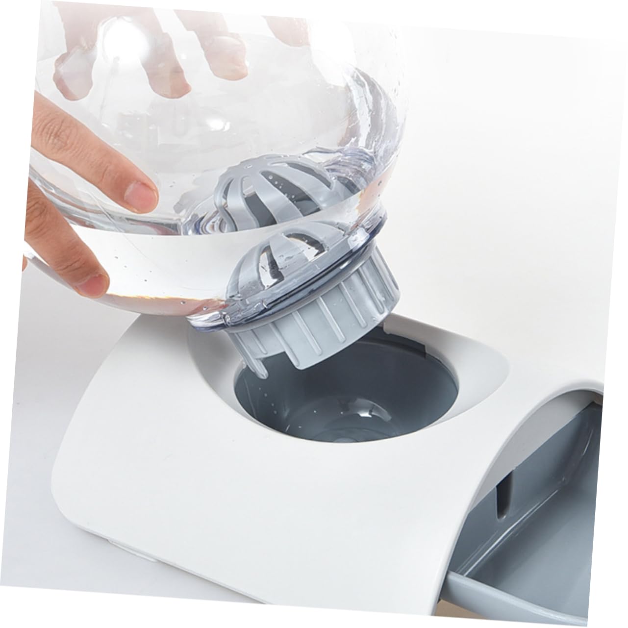 iplusmile Automatischer Wasserspender Für Haustiere Aus Abs Und Kunststoff Großer Fassungsvermögen Siphonprinzip Für Einfache Wasserabgabe Geeignet Für Hunde Und Katzen Leicht Zu