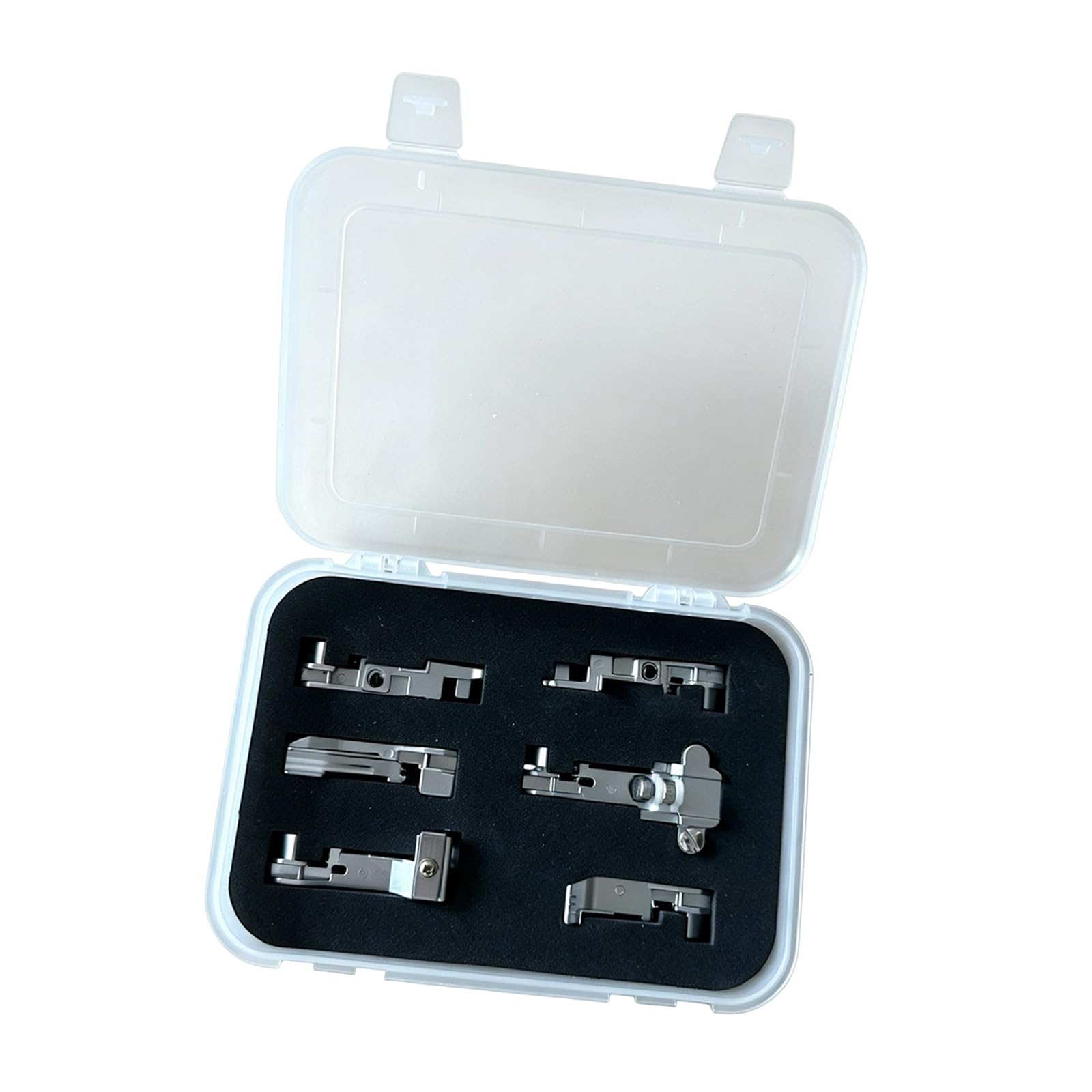 Zxfdsfdbnm 6 in 1 Sewing Machine Presser Foot Attachment Bundles for Professional Home Tailoring Sewing Machine Feet
