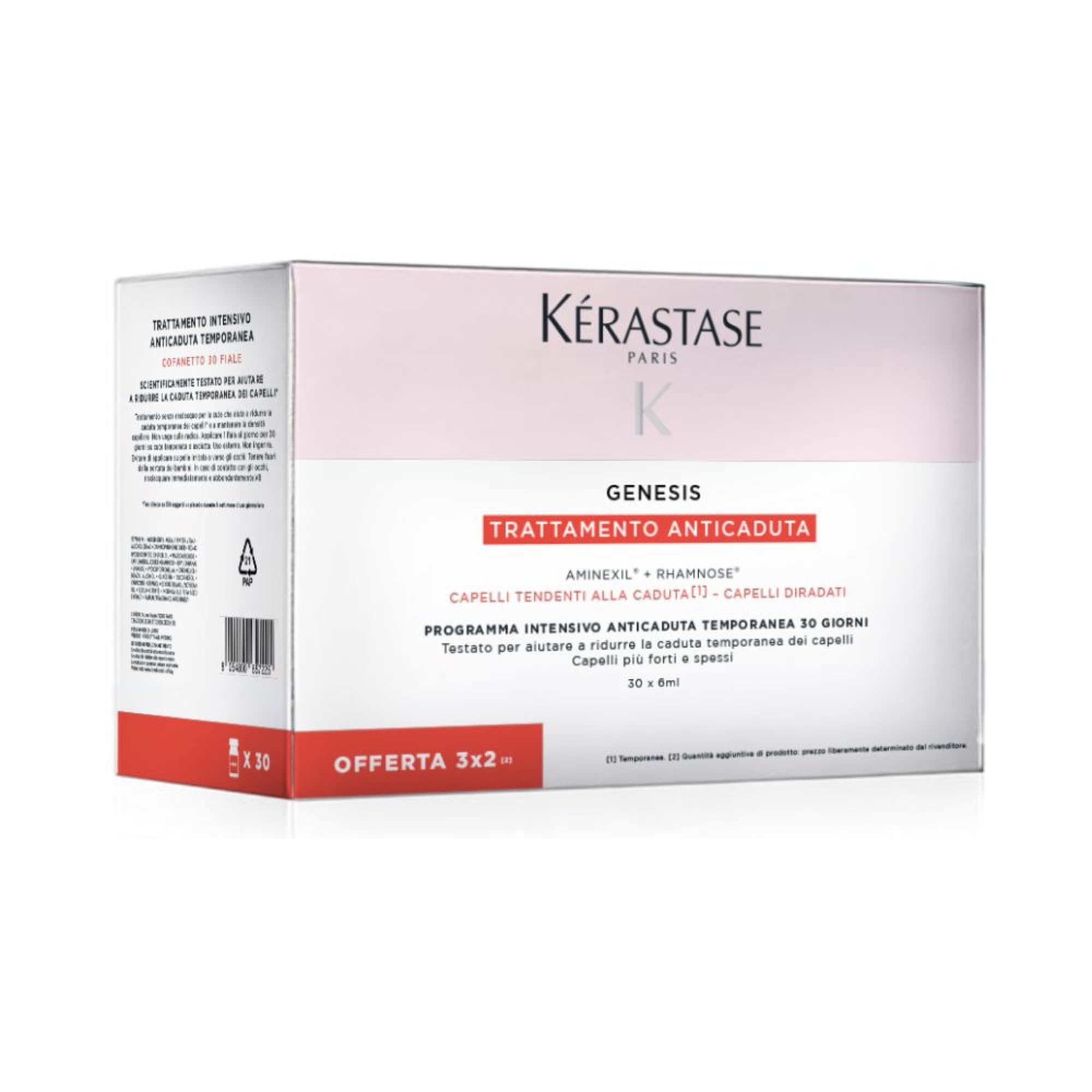 Kérastase Genesis Trattamento Intensivo Anticaduta Temporanea Fiale Senza Risciacquo 3x2 30x6ml