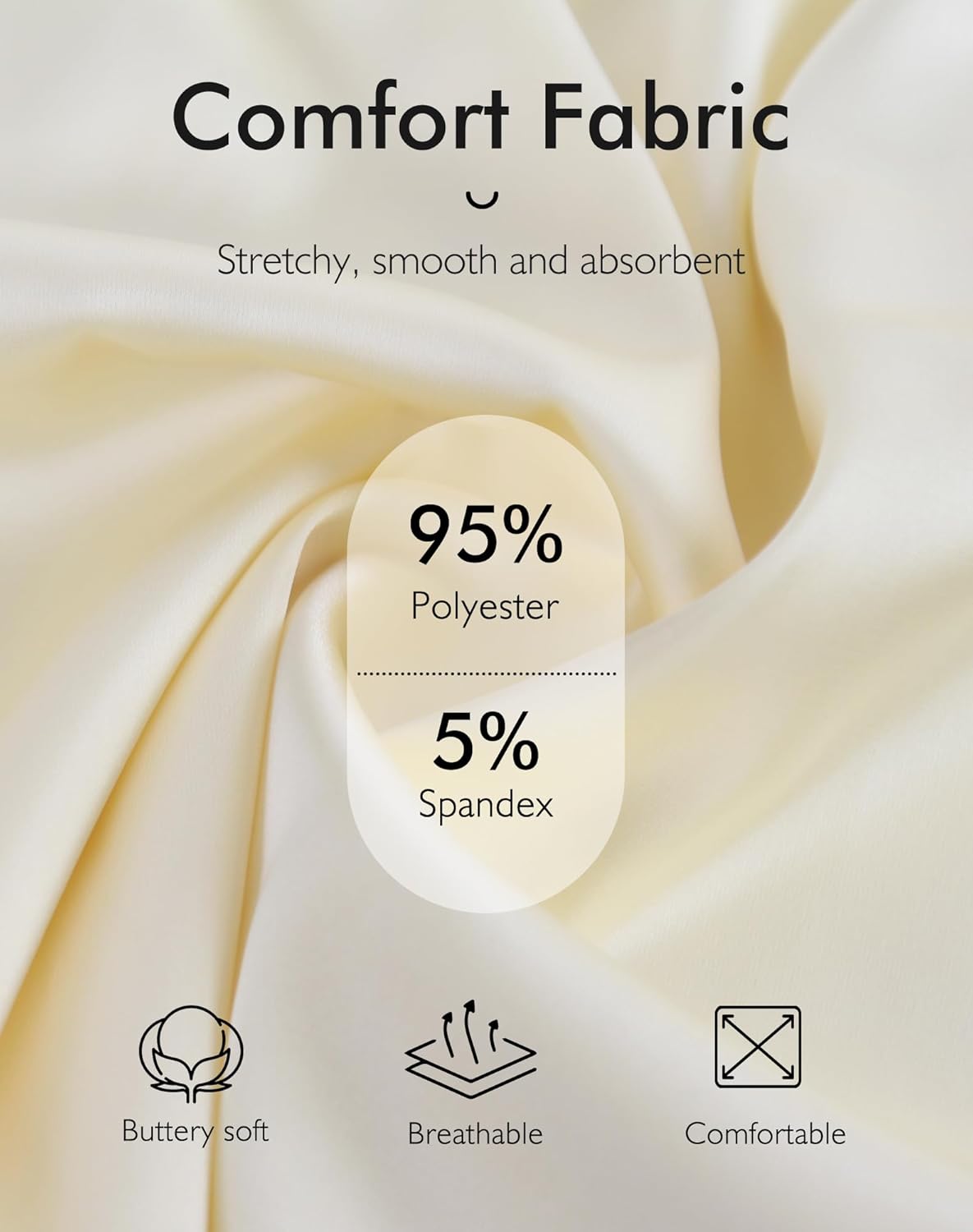 MANCYFIT Culottes for Women Pettipants Slips Satin Bloomers Under Shorts for Dresses Lace Hem 4" Inseam - Image 2