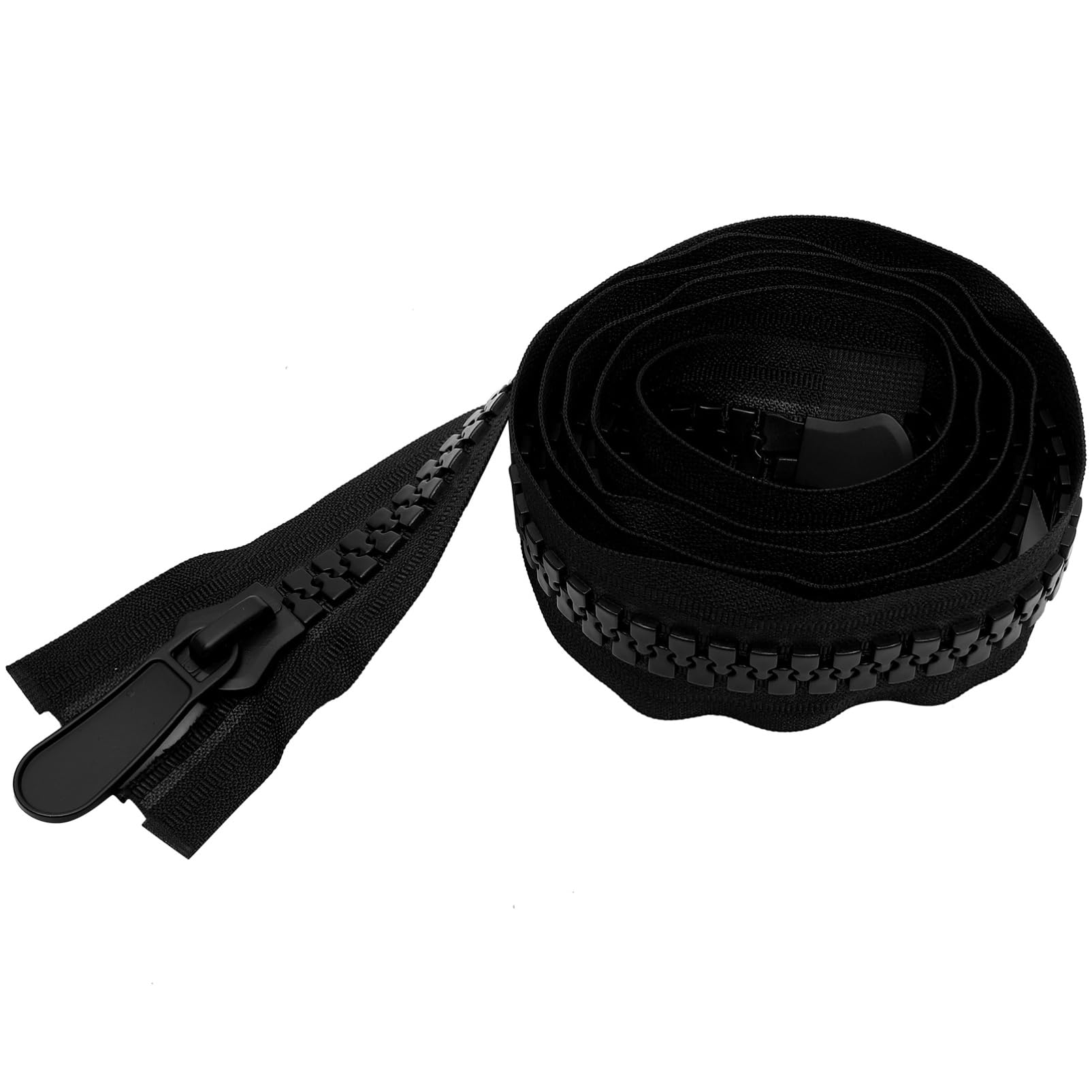 HOODANCOS 2piezas Cremallera De Reemplazo De Doble Tirador Zipper Resistente Para Chaquetas y Abrigos Para Costura Diy y Reparaciones De Ropa