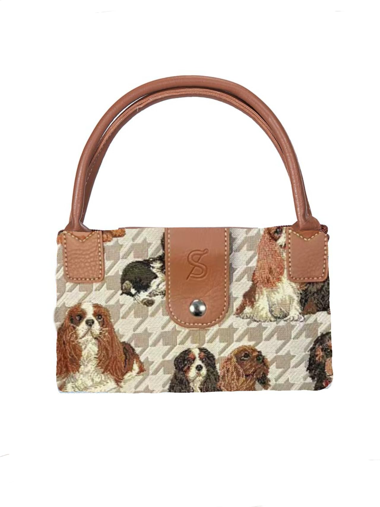 Signare Tapestry arazzo borsa riutilizzabile shopper donna, shopping pieghevole borsa, foldable shopping bag donna