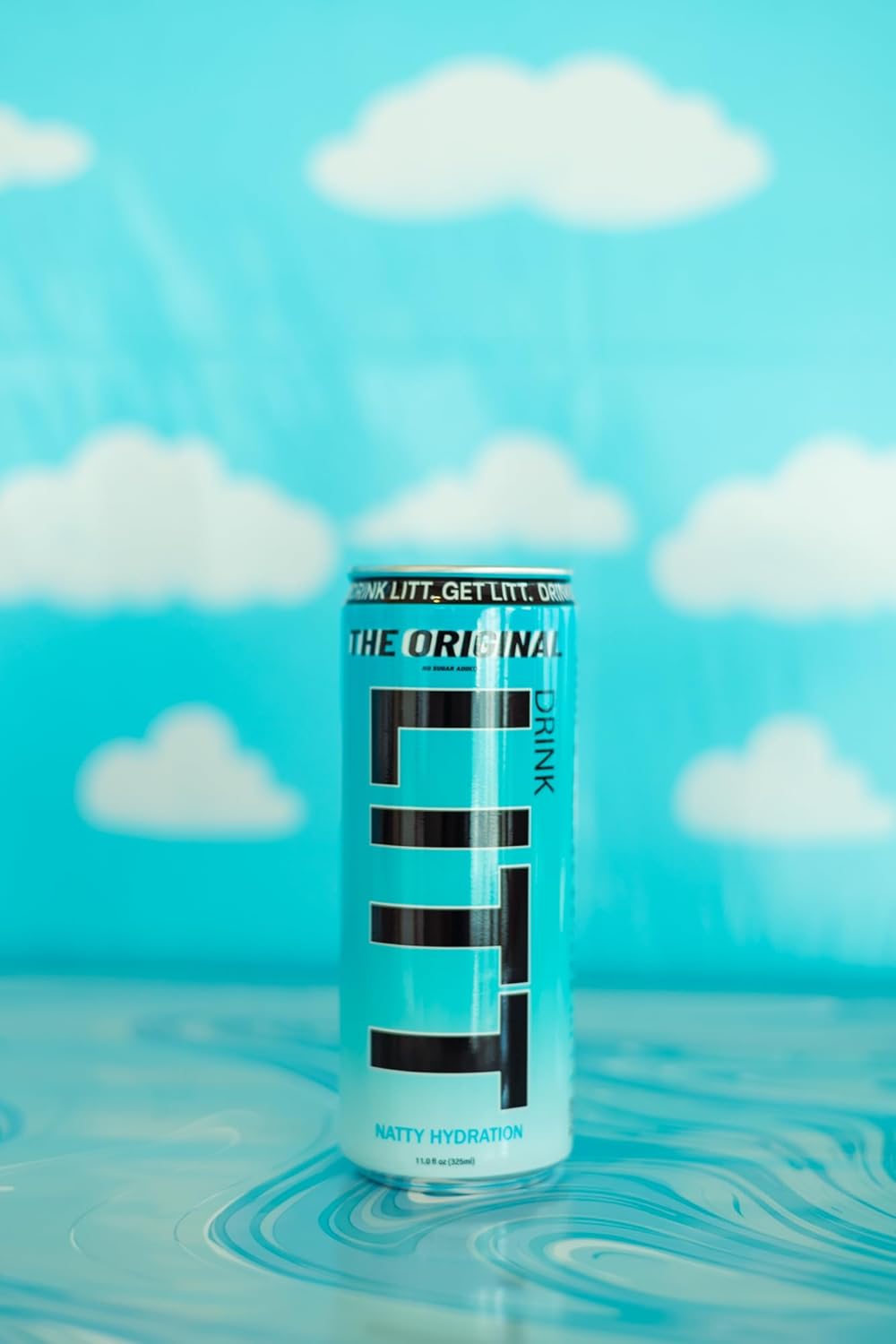 DRINK LITT THE ORIGINAL | 100% Pure Coconut | Natty Hydration | Natural Electrolytes | B Vitamins | 11 oz (Pack Of 12)