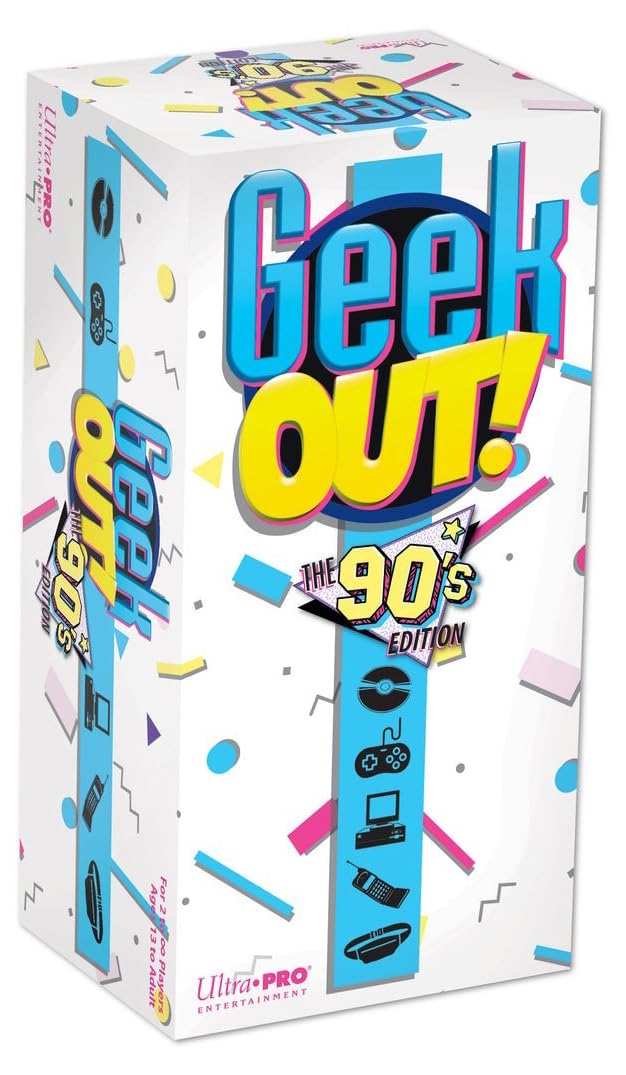 Geek Out! 90's Edition - Fun Trivia Game to Play Against Friends and Family , Who Knows the 90's Era The Best and The Pop Culture