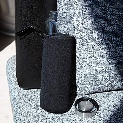 Sunkey SUNKEYGWB-B Glass Water Bottle 32 Oz High Borosilicate thumb #1