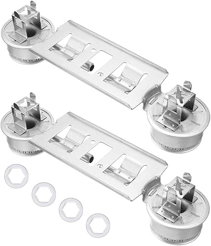 2 paquetes WB16K10026 - Conjunto de quemador doble compatible con rangos de Hotpoint General Electric que reemplaza 868697 AP2633210 PS232404