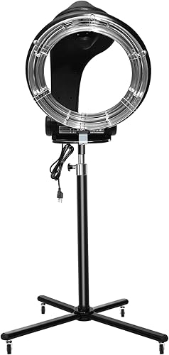 UIdili 850W Profesional Orbiting Infrared Stand Secador de Pelo Procesador de Color Salón Orbital Secador de Pelo Infrarrojo de pie Profesional