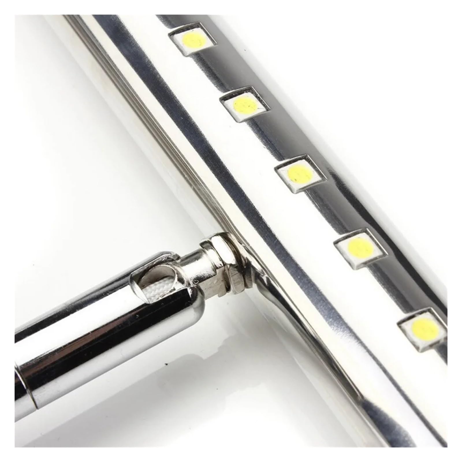 Luci Esposizione Per Quadri Lampada Da Parete A LED In Acciaio Inossidabile Di Alluminio 3W / 5W / 7W Luce Bianca Calda Bianca For Armadietti A Specchio Da Bagno Con Interruttore(Warm white,5W 40cm)