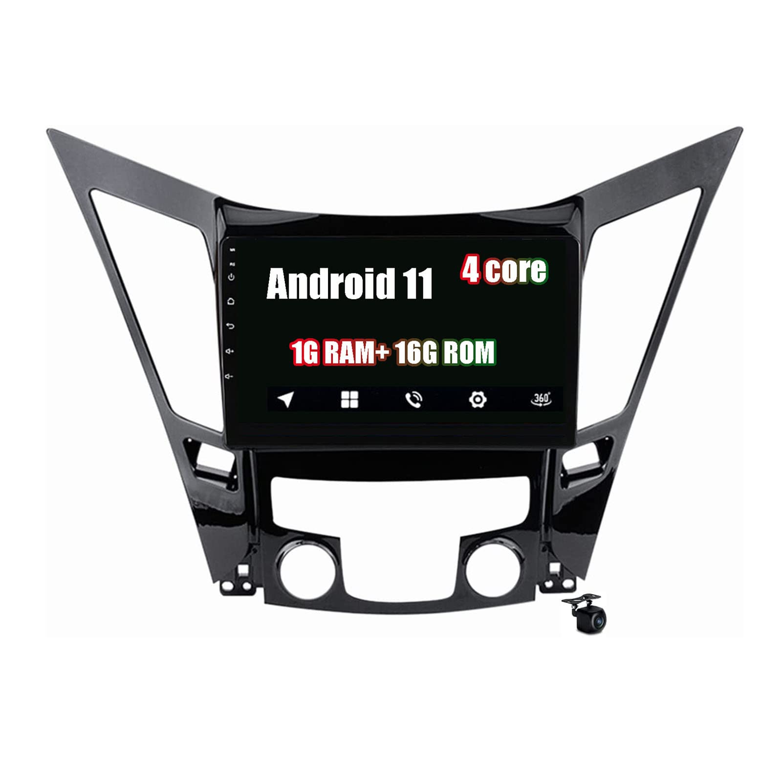 Navegación del coche Android 11 y radio FM RDS de 9 pulgadas para modelos Sonata i40