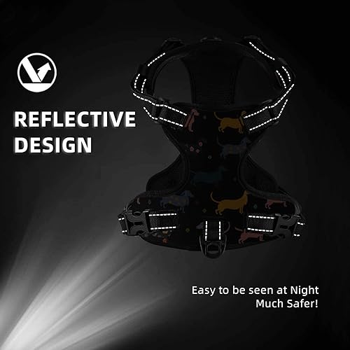 Miniatura 6 de Arnés para perros pequeños con correa sin tirones, 2 clips para correa, ajustable, suave, fresco, billar, piscina, bola, para perro, juego de