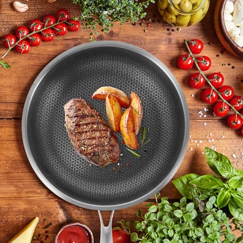 Wok de acero inoxidable antiadherente Happyyami miniatura 7