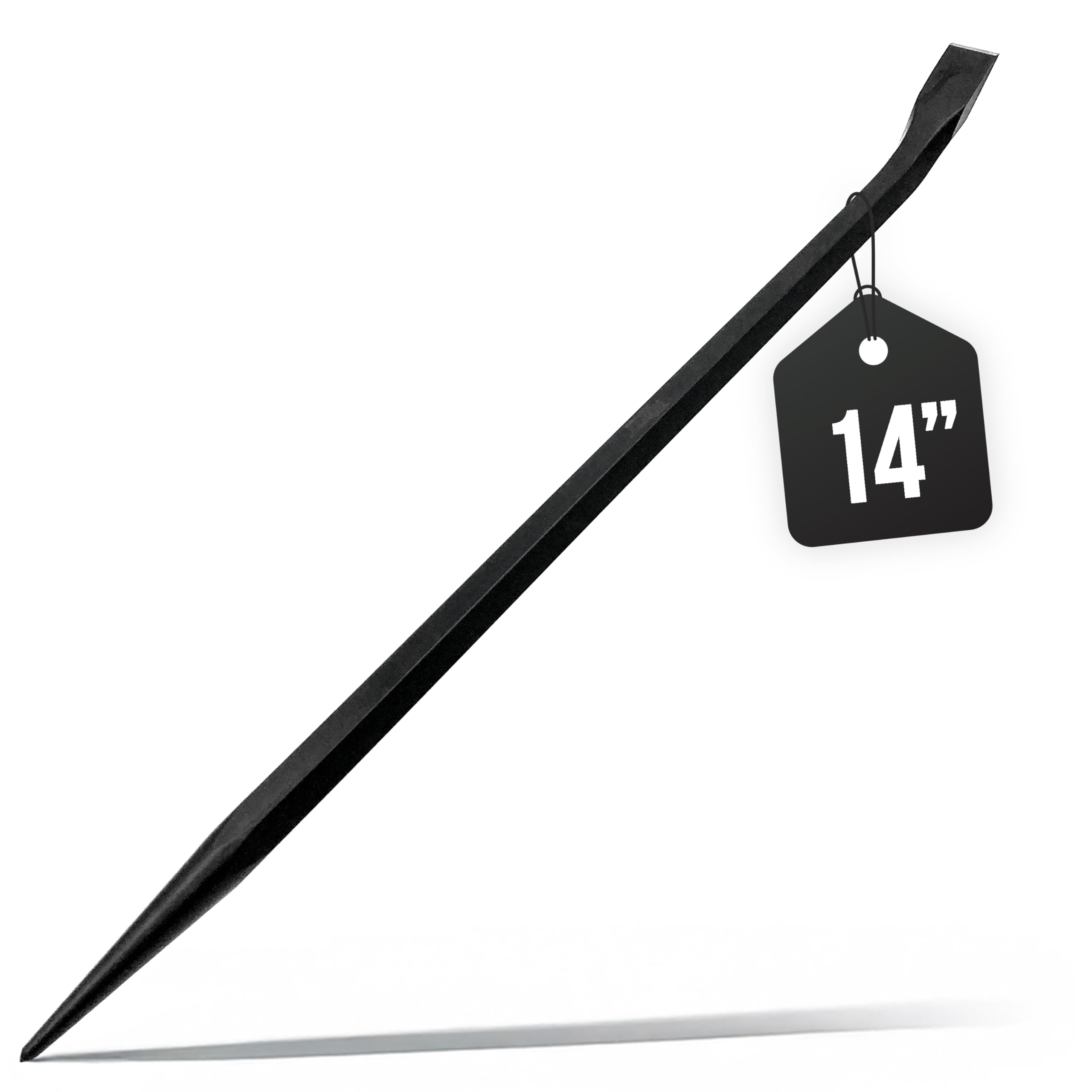 Mutt Tools 14 Inch Heavy Duty Alignment Pry Bar – Professional-Grade Sleever Bar – For Line-Up & Spud Work – Ideal for Ironworkers, Construction, &