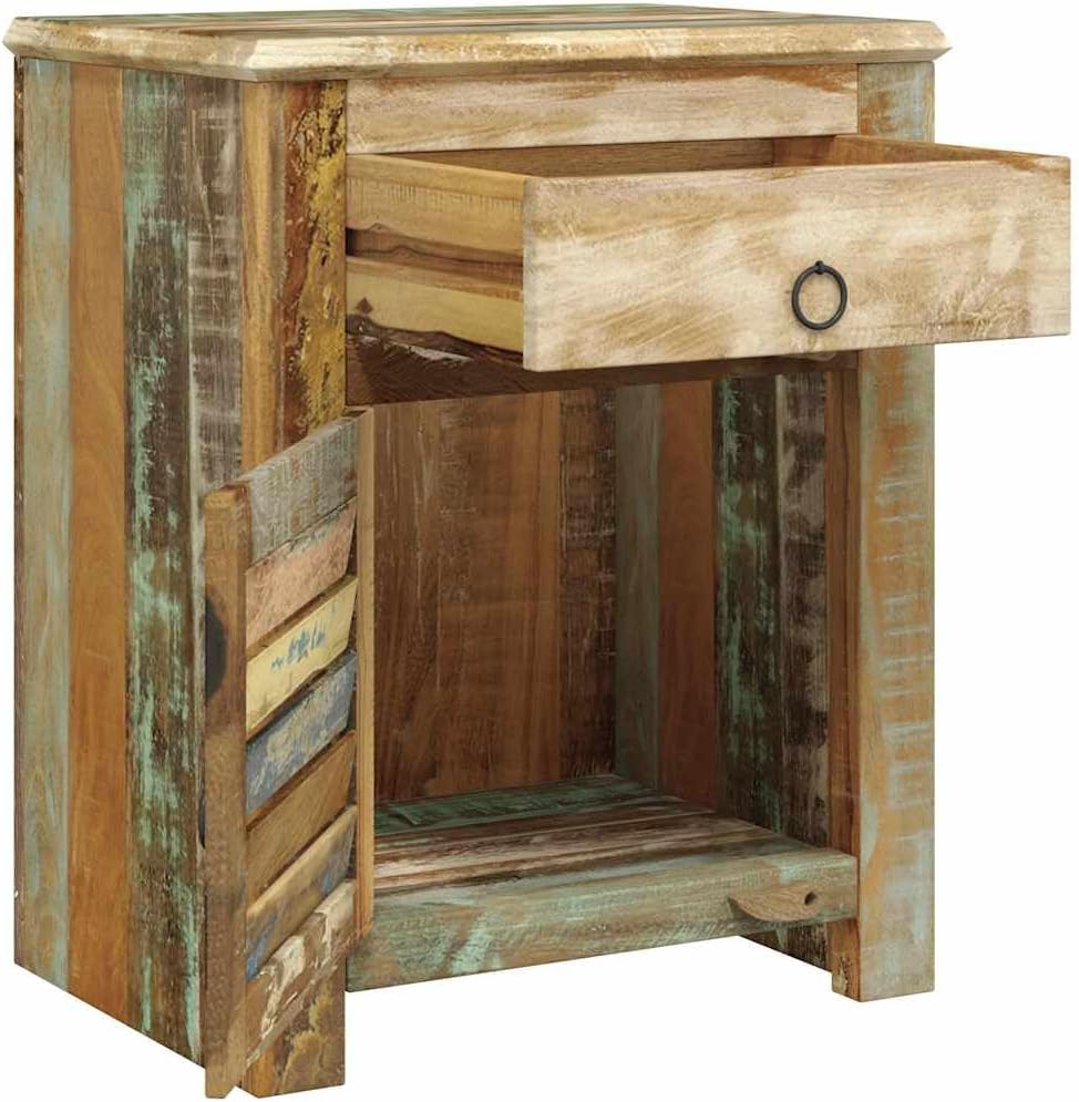 vidaXL Vintage Cabinet Multicolor Reclaimed Solid Wood Compact Durable