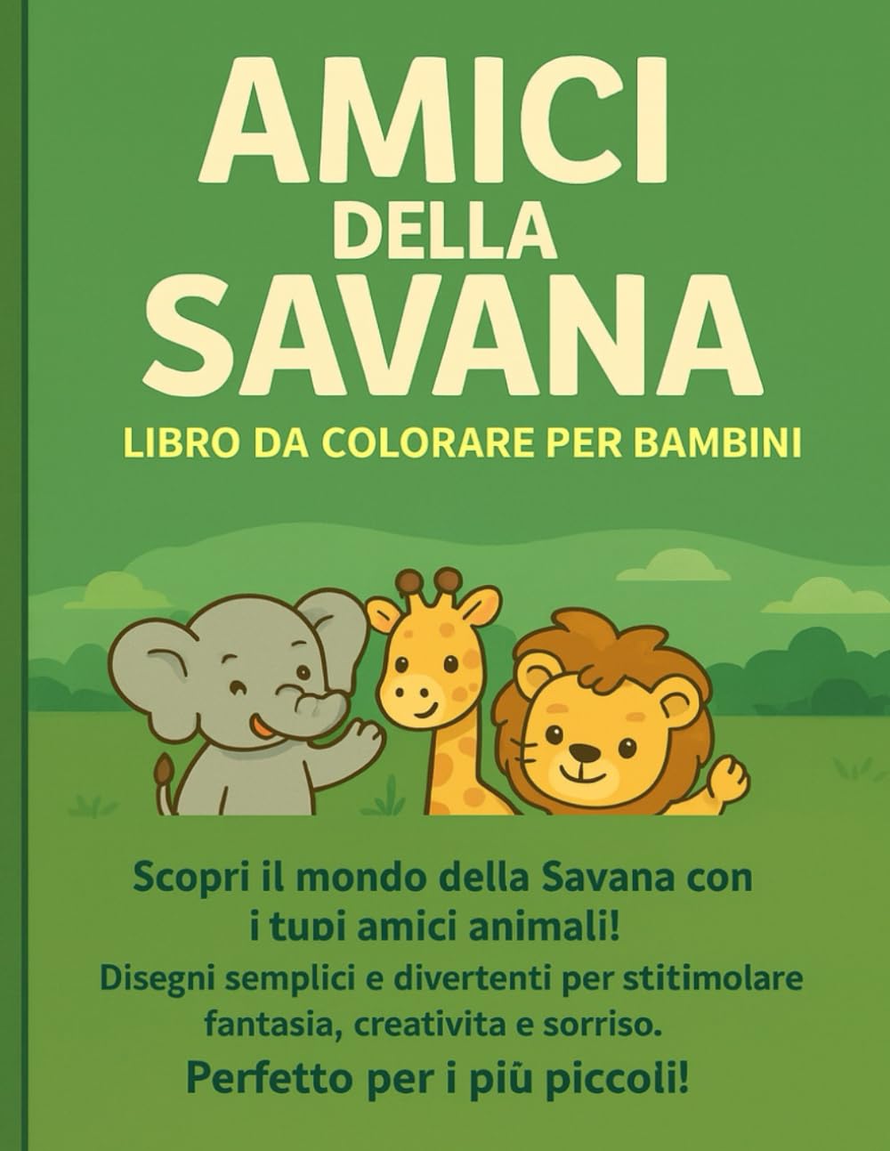 Animali della savana da colorare