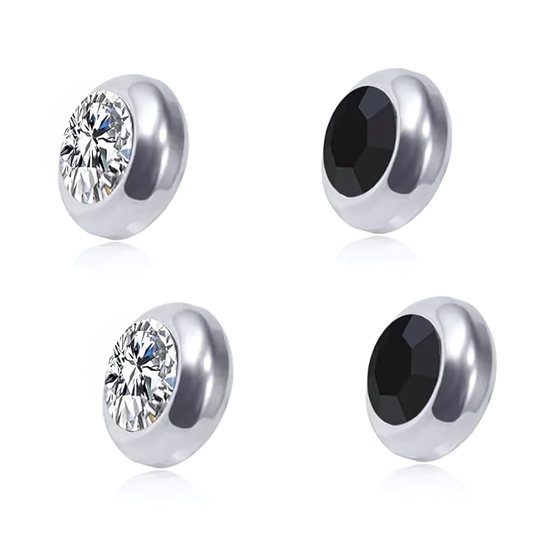 See full amazon price history chart for Via Mazzini 8mm Clip-On Magnetic No-Piercing Required Stud Earrings For Men And Women (ER2411) 2 Pairs Via Mazzini 8mm Clip-On Magnetic No-Piercing Required Stud Earrings For Men And Women (ER2411) 2 Pairs (B0CR6P6CS2) Amazon Price History, Amazon Price Tracker