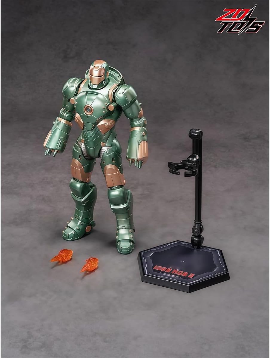 HiPlay ZD Toys Non-Light-Up Edition 1906-37 Iron Hero MK37 1/10 Action Figure