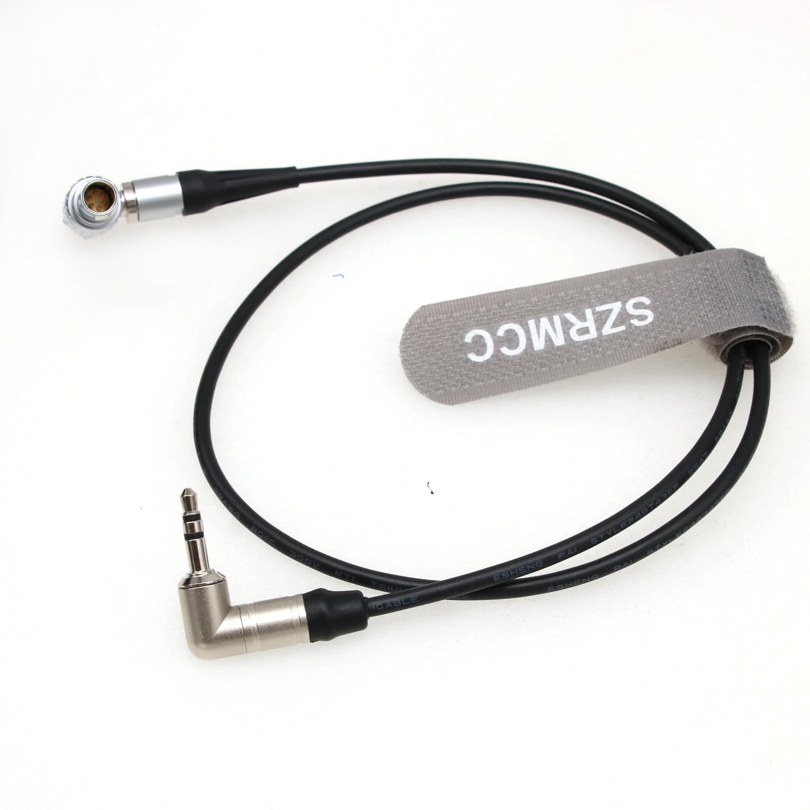 SZRMCC Cavo di ingresso audio ad angolo retto 0B 6 pin maschio a 3,5mm TRS Alexa Mini LF Camera