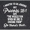 I-Wanted-to-Go-Jogging-but-Proverbs-281-Says-Shirts-Women-Bible-Quote-Tee-Tops-with-Saying-Casual-Short-Sleeve-Tshirt I Wanted to Go Jogging but Proverbs 28:1 Says Shirts Women Funny Letter Printed Tee Tops Casual Short Sleeve Shirt