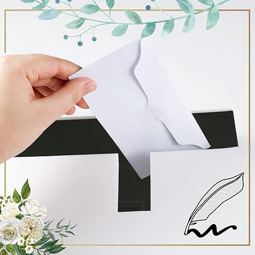 Miniatura 4 de 1000 sobres en blanco para donación de diezmos blancos de 6.3 x 3.1 pulgadas, sobres de diezmo en efectivo para iglesia, boda, cheque, regalos