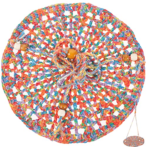 ROMISBABA クライミングペットハンモック 爬虫類水皿 亀の餌 トカゲの服 ハムスターハンギングベッド 木の幹 ペットスイングのおもちゃ トカゲスイングおもちゃ 爬虫類ケージハンモック コットン