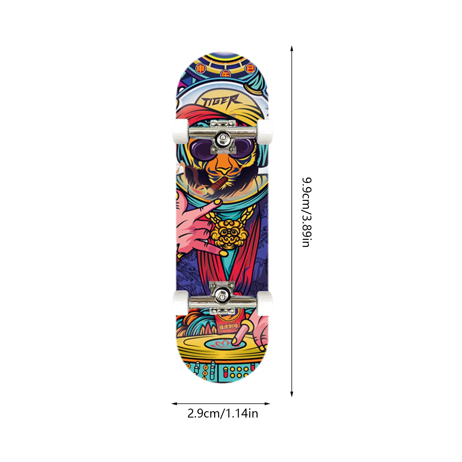 Fingerboard per bambini, skateboard da dito, Tavole per bambini in legno, Piccoli giocattoli da dito, skateboard da dito colorato per bambini dai 6 anni in su
