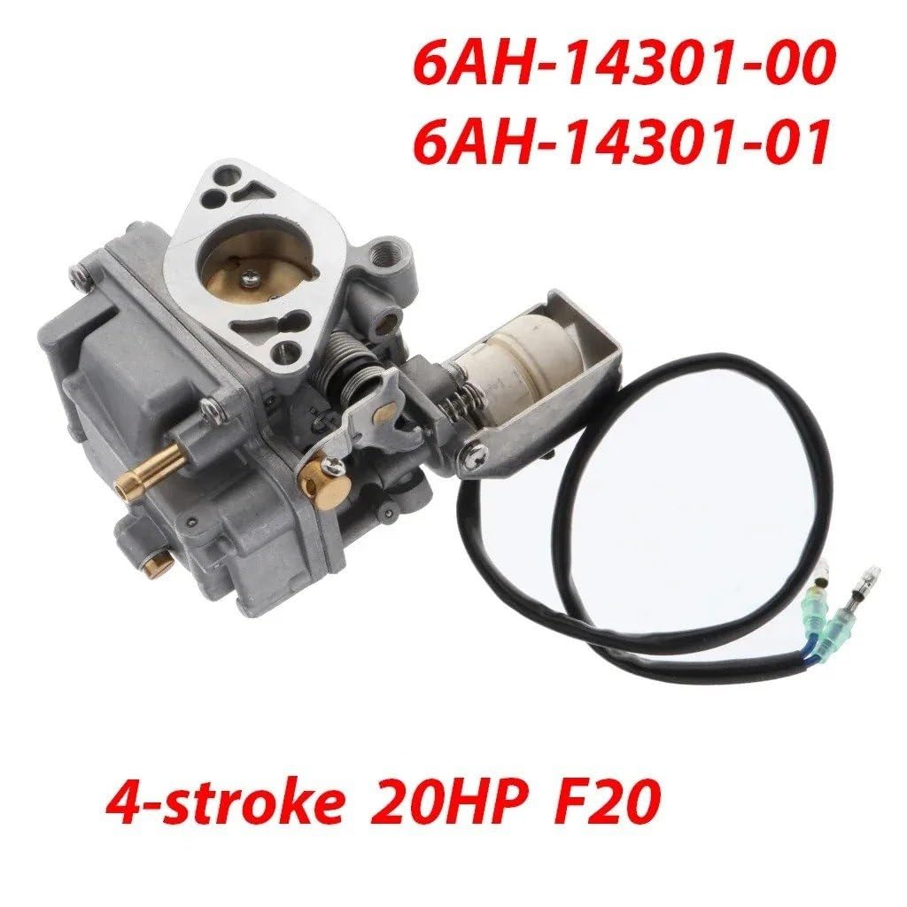 Motori Carburatore 6AH-14301-00 Barca Per Carburatore Fuoribordo Per 4 Tempi 15HP 20HP F15 F20 Per Motore 6AH-14301-01 Carburador Carb